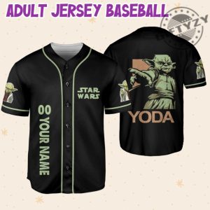 Star Wars Yoda Custom Personalized 3D All Over Print Baseball Hockey Basketball Jersey giftyzy.com 6