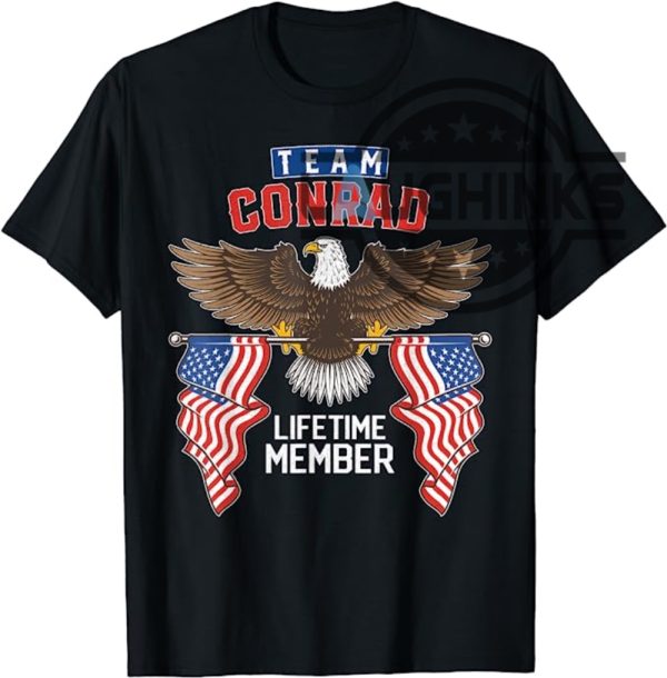 team conrad shirt american eagle lifetime member t shirt