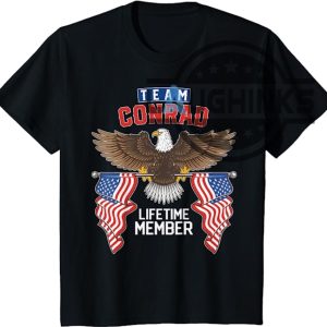 team conrad shirt american eagle lifetime member t shirt