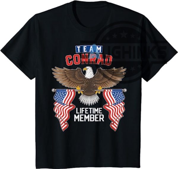 team conrad shirt american eagle lifetime member t shirt