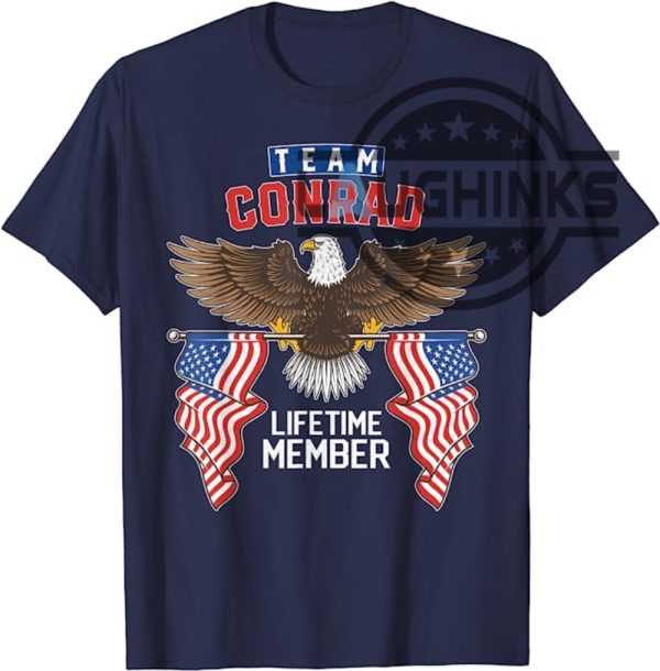 team conrad shirt american eagle lifetime member t shirt