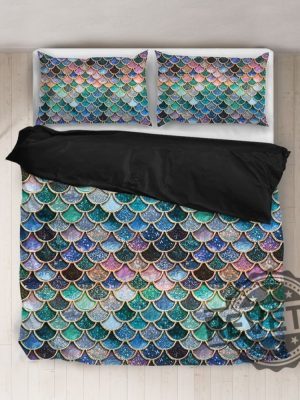 Sparkling Mermaid Tail Bedding Sets Fathers Day Gift Gift For Dad From Mom Daughter Son revetee 1