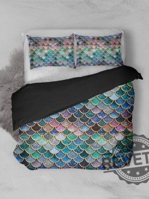 Sparkling Mermaid Tail Bedding Sets Fathers Day Gift Gift For Dad From Mom Daughter Son revetee 2