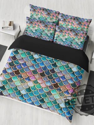 Sparkling Mermaid Tail Bedding Sets Fathers Day Gift Gift For Dad From Mom Daughter Son revetee 3