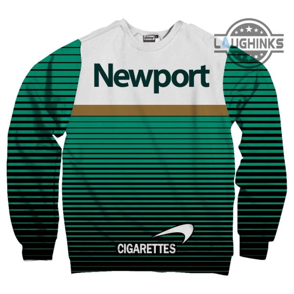 newport cigarettes reverse nikey all over printed shirts hoodies sweatshirts long sleeve sweatpants laughinks.com 2