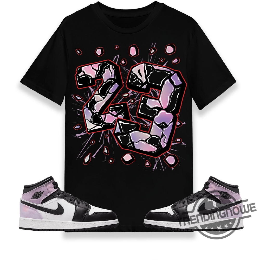 Number 23 Broken Unisex Shirt Match Jordan 1 Mid Se Zen Master