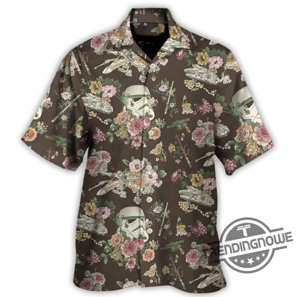 Star Wars Stormtrooper Flower Hawaiian Shirt trendingnowe.com 2