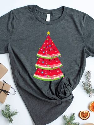 Christmas In July Shirt Watermelon Shirt Summer Santa Shirt Mele Kalikimaka Shirt revetee.com 2