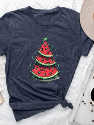 Christmas In July Shirt Watermelon Christmas Tree Shirt Christmas In Summer Shirt revetee.com 5