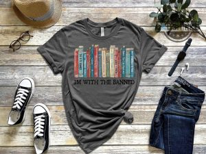 im with the banned shirt list of banned books 2023 t shirt sweatshirt hoodie reading gift laughinks.com 1