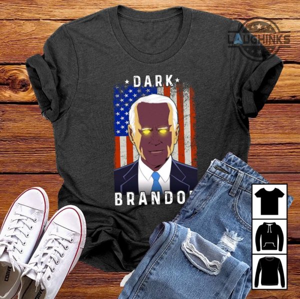 dark brandon t shirt offical 2023 funny joe biden america flag sweatshirt lets go dark brandon merch laughinks.com 2