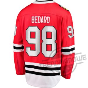 Chicago Blackhawks Connor Bedard 2023 NHL Draft Jersey trendingnowe.com 3