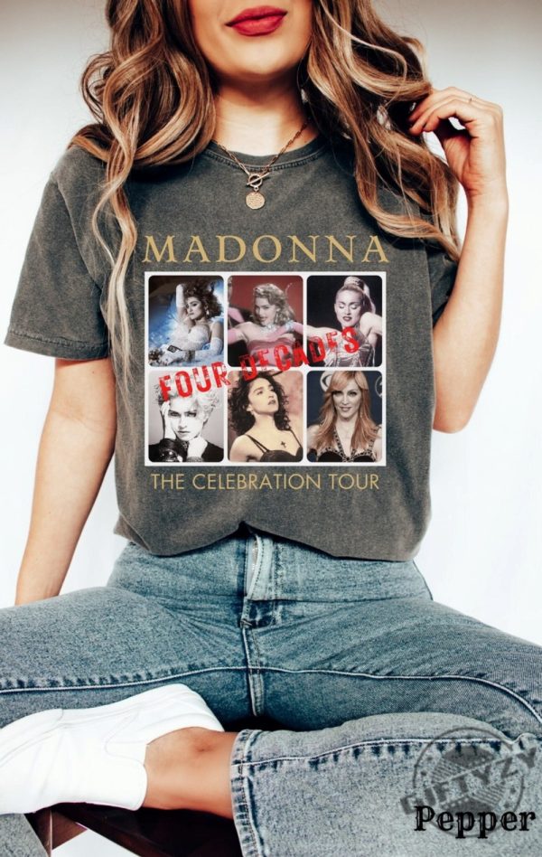 Madonna The Celebration Tour 2023 Queen Of Pop Shirt Hoodie Sweatshirt Mug giftyzy.com 1