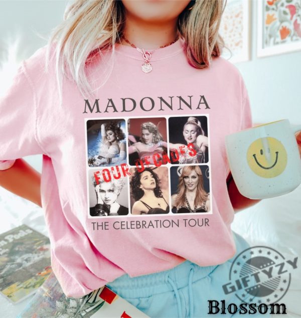Madonna The Celebration Tour 2023 Queen Of Pop Shirt Hoodie Sweatshirt Mug giftyzy.com 5