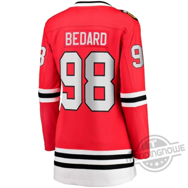 Chicago Blackhawks Connor Bedard 2023 NHL Draft Jersey trendingnowe.com 3 1