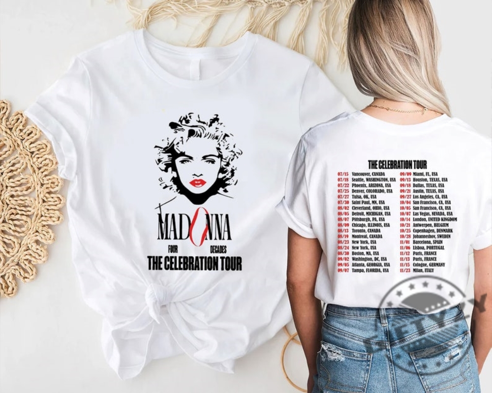 Madonna The Celebration Tour 2023 Concert Queen Of Pop Gift For Fan Shirt Hoodie Sweatshirt Mug