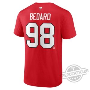 Chicago Blackhawks Connor Bedard 2023 NHL Draft T Shirt trendingnowe.com 3