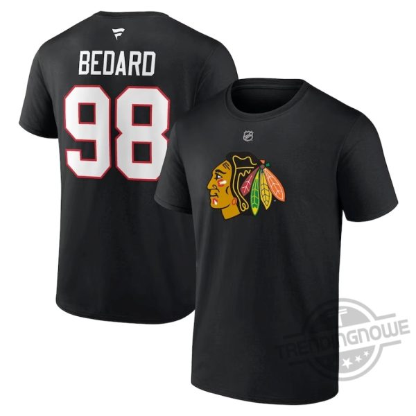 Chicago Blackhawks Connor Bedard 2023 NHL Draft T Shirt trendingnowe.com 1 1