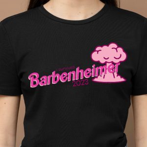 i survived barbenheimer shirt 2023 barbie shirt for adults kids barbie movie tshirt laughinks.com 4