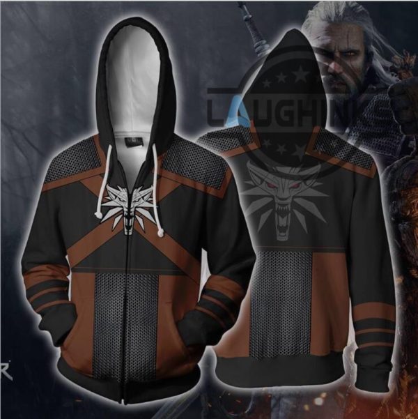 the witcher 3 wild hunt zip up hoodie all over printed shirts