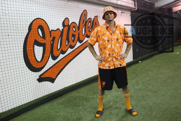 orioles hawaiian shirt 2023 giveaway miguel angel gonzalez outfit cosplay all over printed shorts laughinks.com 2