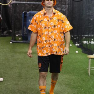 orioles hawaiian shirt 2023 giveaway miguel angel gonzalez outfit cosplay all over printed shorts laughinks.com 3