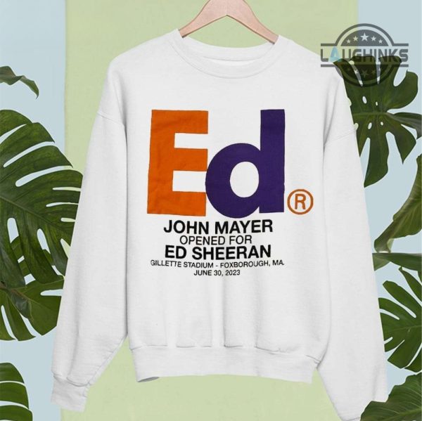 john mayer ed sheeran shirt ed sheeran merch 2023 t shirt hoodie sweatshirt long sleeve shirts laughinks.com 3