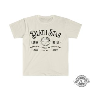 Death Star Lunar Hotel Shirt Star Wars Parody Shirt Darth Vader Shirt revetee.com 6