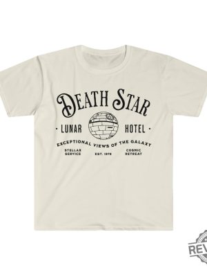 Death Star Lunar Hotel Shirt Star Wars Parody Shirt Darth Vader Shirt revetee.com 6