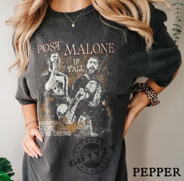 Post Malone Rapper 2023 Tour Vintage Shirt Hoodie Sweatshirt Mug giftyzy.com 2