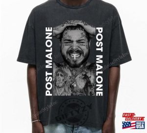 Rapper Post Malone Music World Tour Graphic Concert 2023 Shirt Hoodie Sweatshirt Mug giftyzy.com 2