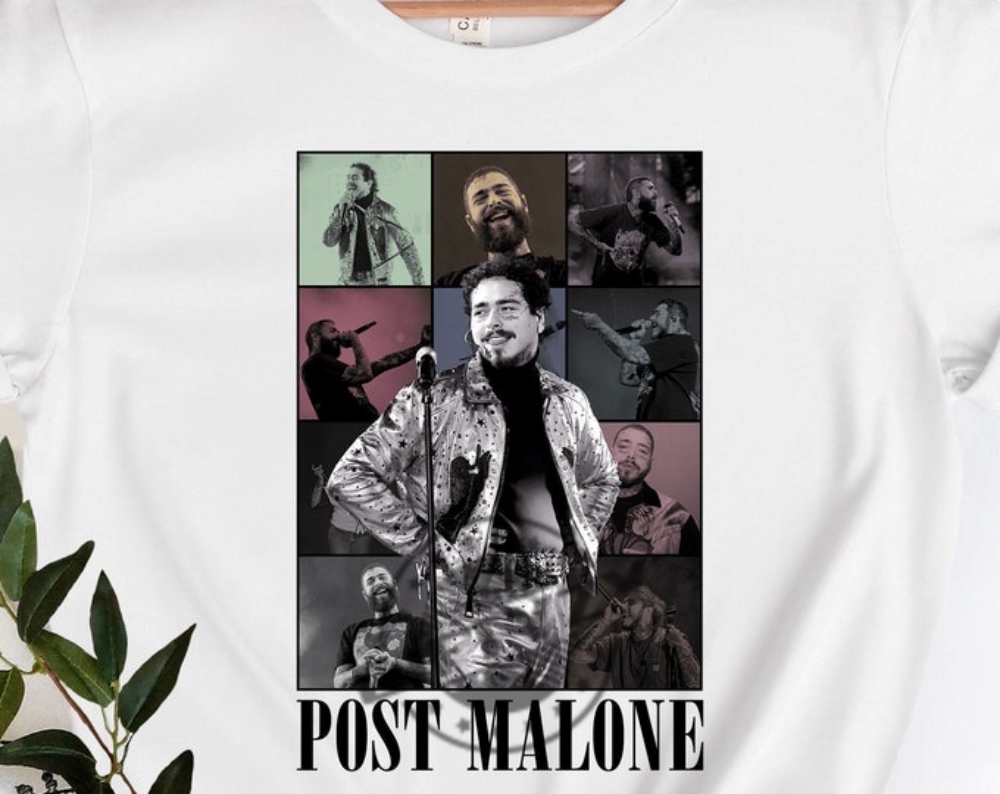 Rapper Post Malone Posty Music Concert Tour 2023 Tee Shirt Hoodie Sweatshirt Mug