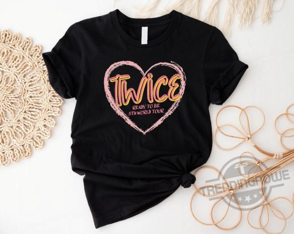 Twice Shirt Twice Kpop Shirt TWICE Ready to Be World Tour Concert Shirt trendingnowe.com 1