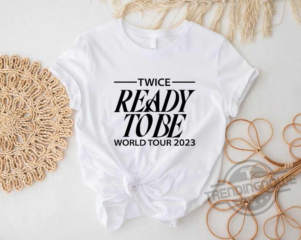 Twice 2023 Ready to Be Tour Shirt Aesthetic Graphic Twice 