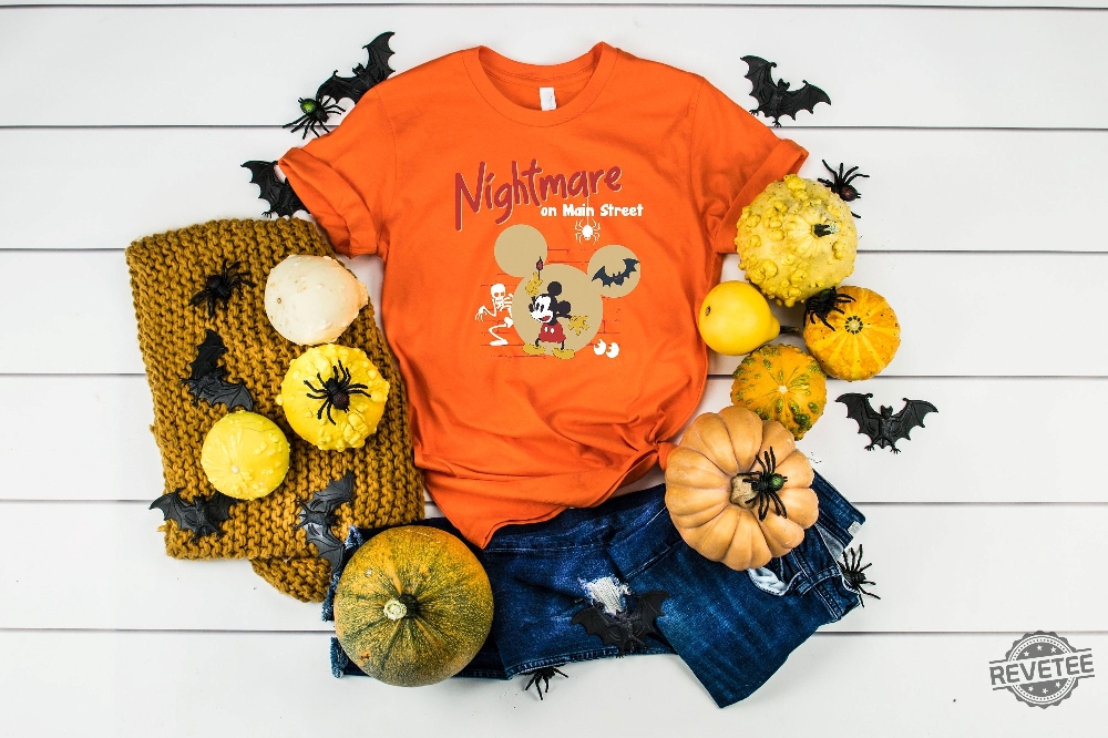 Nightmare On Main Street Shirt Halloween Disney Shirt Halloween Mickey Shirt