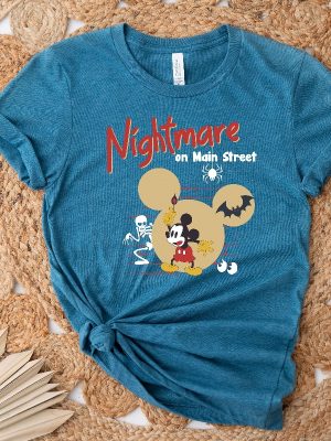 Nightmare On Main Street Shirt Halloween Disney Shirt Halloween Mickey Shirt revetee.com 3