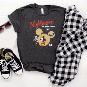 Nightmare On Main Street Shirt Halloween Disney Shirt Halloween Mickey Shirt revetee.com 4