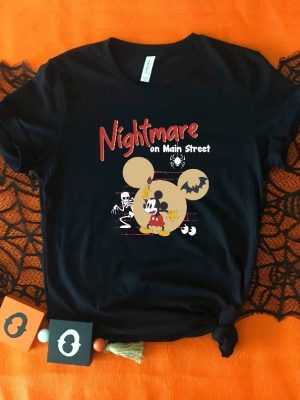 Nightmare On Main Street Shirt Halloween Disney Shirt Halloween Mickey Shirt revetee.com 5