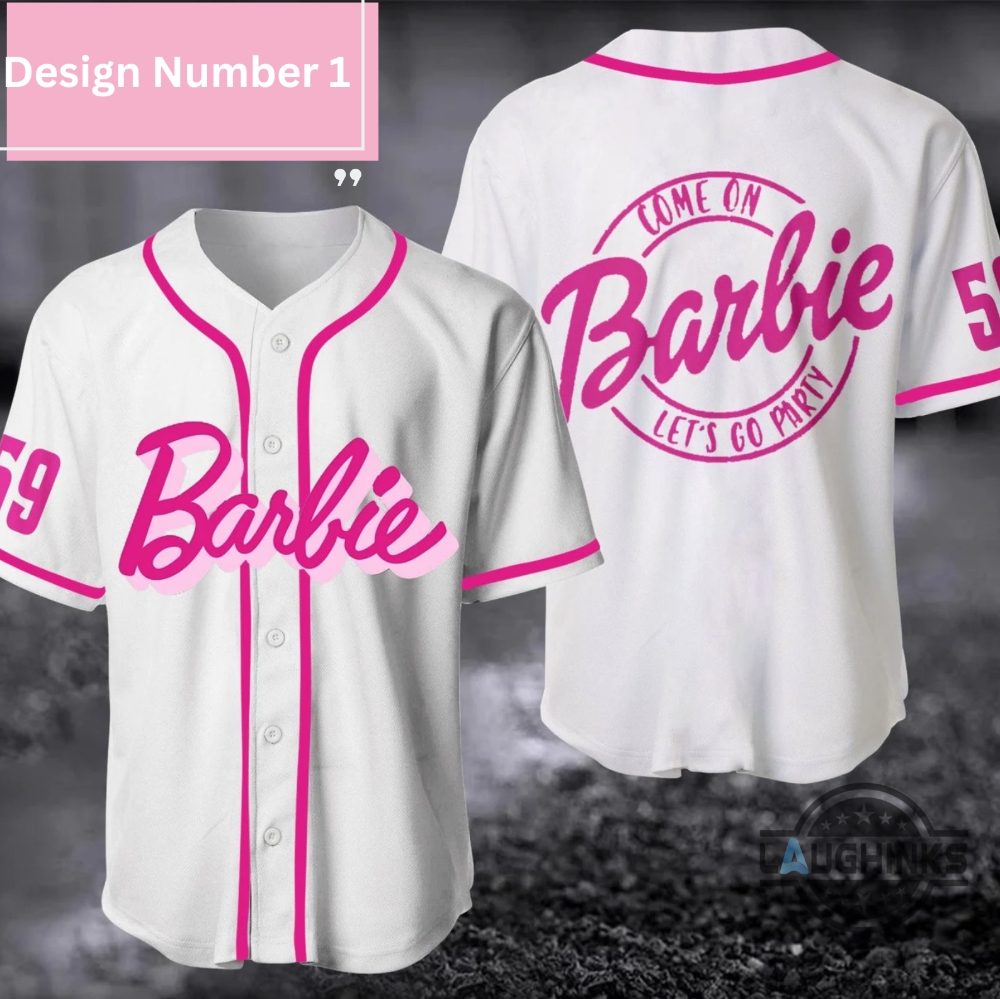 Barbie Jersey Shirt Barbie Baseball Jersey Barbie T Shirt Womens