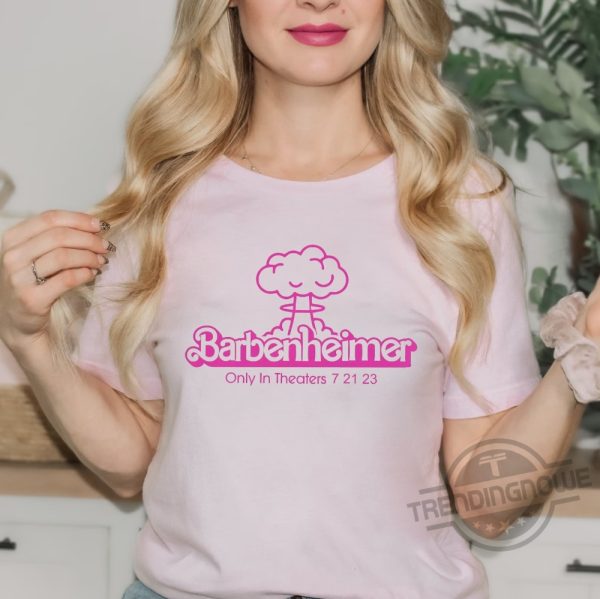 Barbenheimer T Shirt Barbie Oppenheimer Shirt trendingnowe.com 1