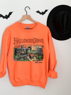 Vintage Halloween Town Est 1998 Sweatshirt Halloweentown Sweatshirt Gift revetee.com 3