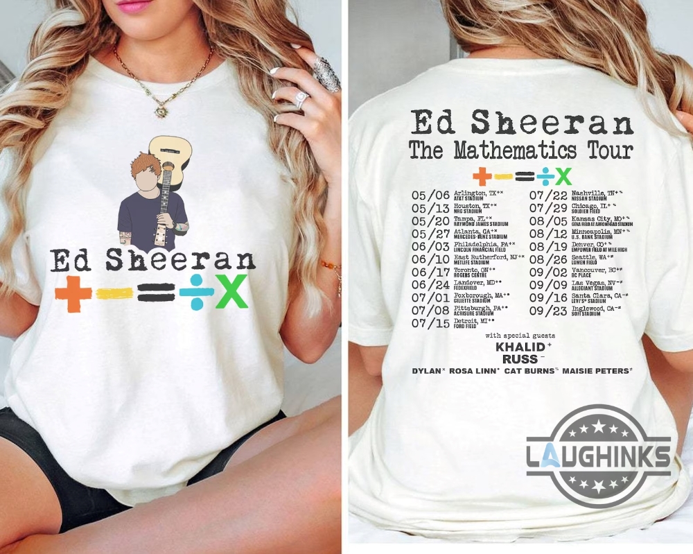 Ed Sheeran Mathematics Tour T Shirt Ed Sheeran Merch Ed Sheeran Mathematics Tour Hoodie Sweatshirt