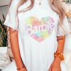 Barbie Watercolor Heart Shirt Baby Doll Tee trendingnowe.com 1