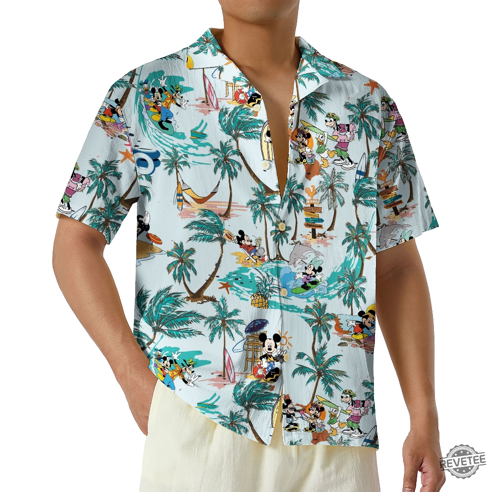 Walt Disney World Hawaiian Shirt Mickey And Friends All Over Printed Shirt Best Hoodies