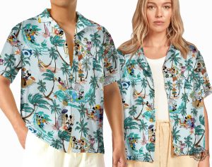 Walt Disney World Hawaiian Shirt Mickey And Friends All Over Printed Shirt Best Hoodies revetee.com 3