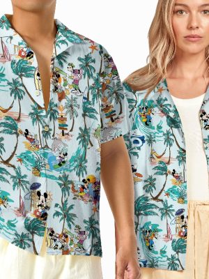 Walt Disney World Hawaiian Shirt Mickey And Friends All Over Printed Shirt Best Hoodies revetee.com 3