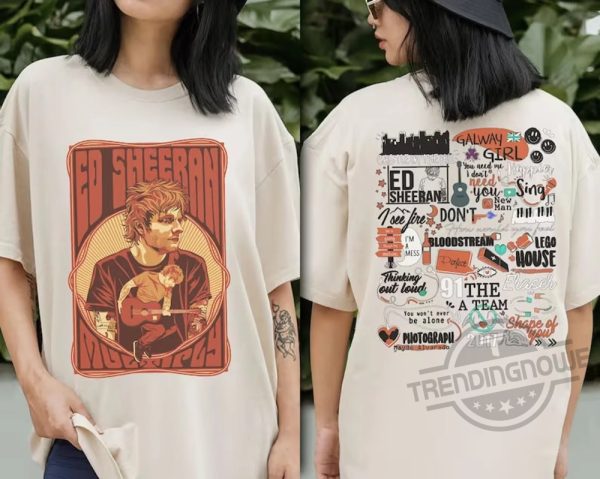 Ed Sheeran Tour 2023 Bad Habit Shirt Ed Sheeran Concert Shirt trendingnowe.com 2
