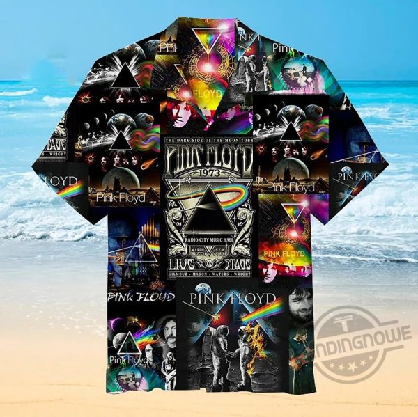 Pink Floyd Collage Universal Hawaii Shirt Pink Aloha Summer trendingnowe.com 1
