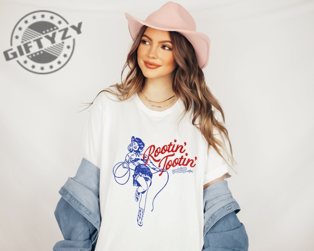 Rootin Tootin Good Time Cowboy Rodeo Cowgirl Country Music T-Shirt Hoodie Sweatshirt Mug