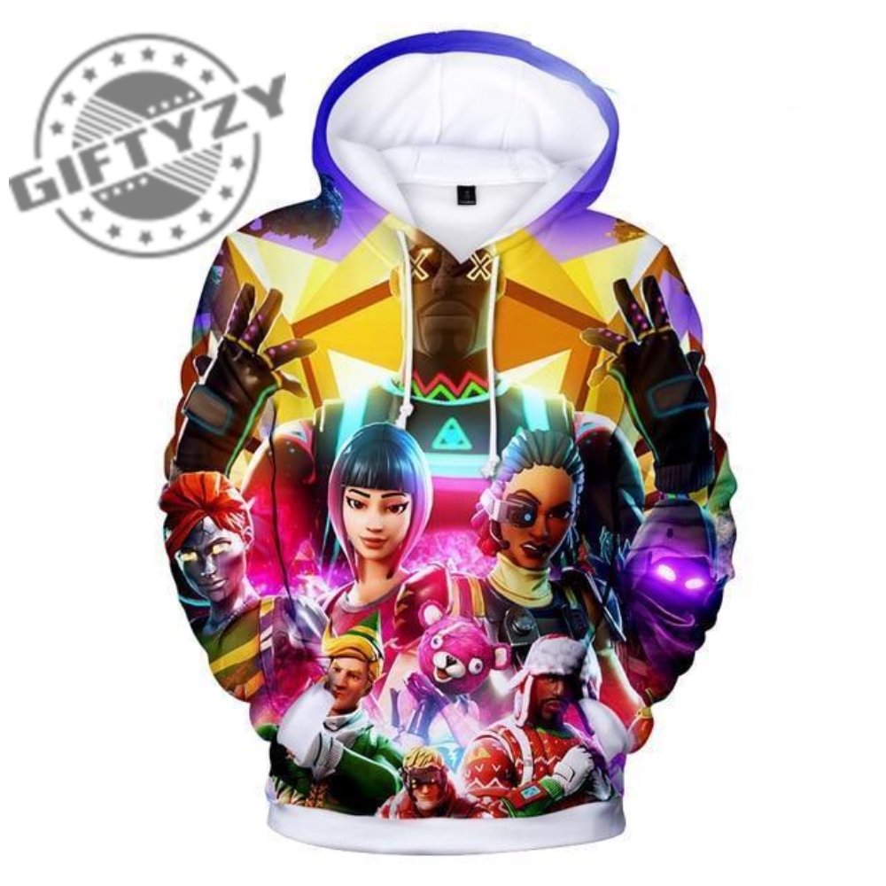 Fortnite Battle Royale Game Gift For Fan 3D All Over Printed Shirt Hoodie Sweatshirt